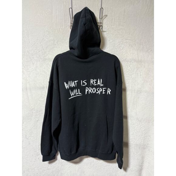 XXXTentacion "What Is Real Will Prosper" Black Pullover Hoodie Size XXL - Picture 6 of 10